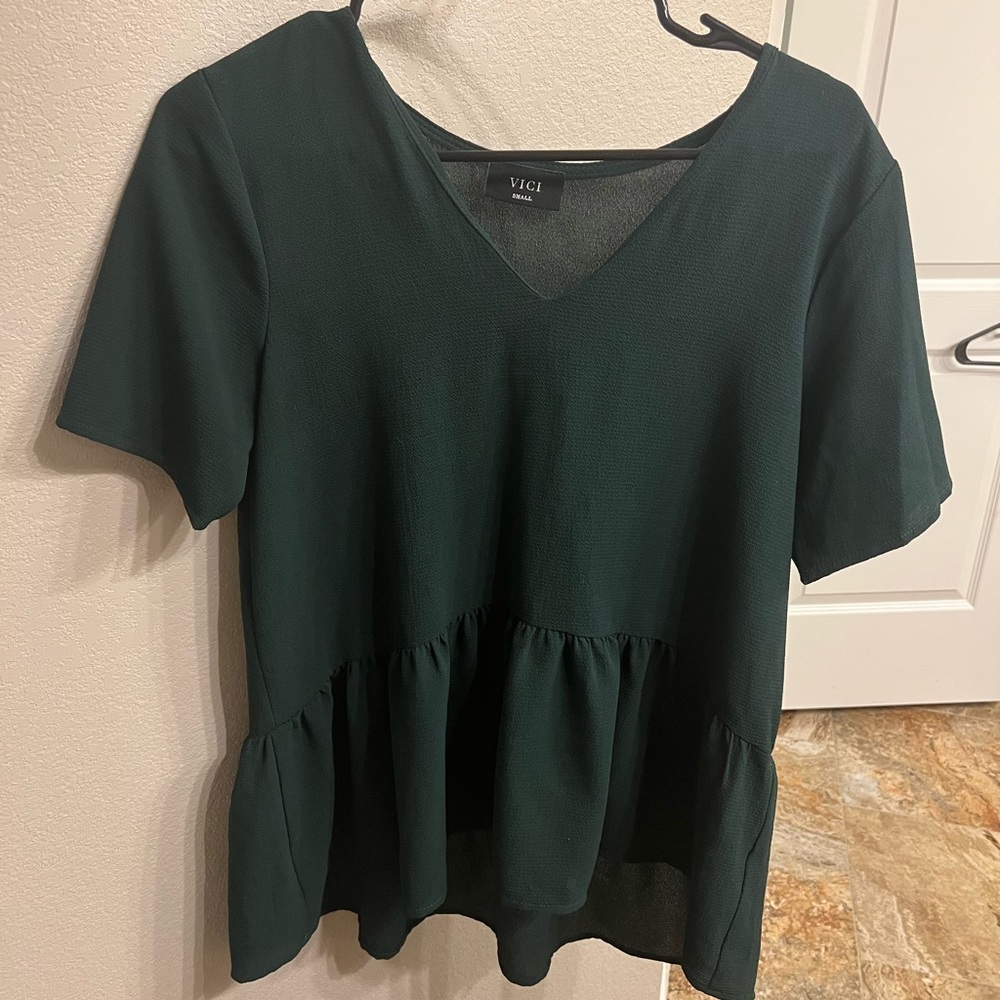 Vici Peplum Top